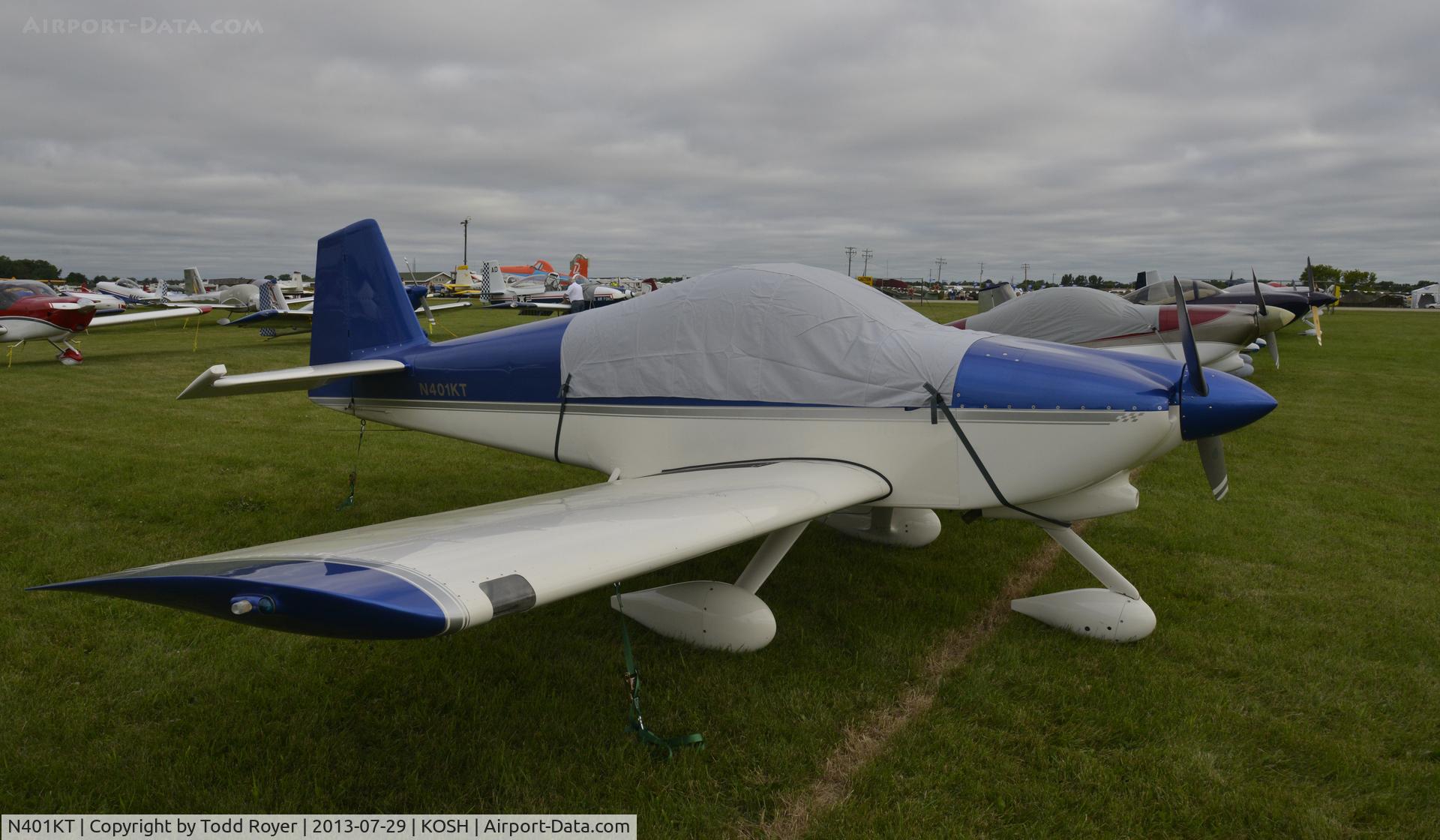 N401KT, 2007 Vans RV-6A C/N 60233, Airventure 2013