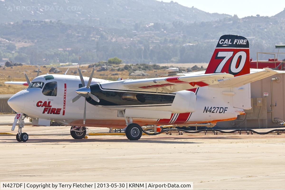 N427DF, 2001 Marsh Aviation S-2F3AT C/N 153570, At Ramona Airport