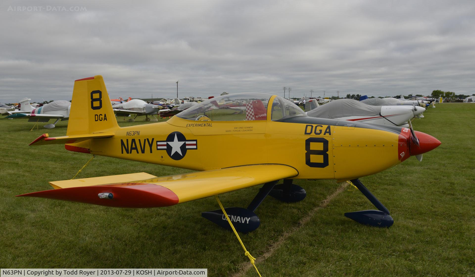 N63PN, Vans RV-8A C/N 80835, Airventure 2013