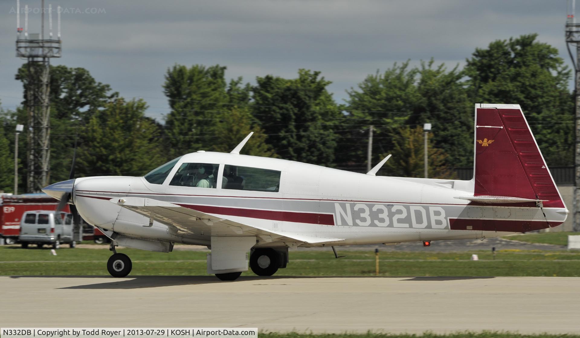 N332DB, 1980 Mooney M20J 201 C/N 24-0986, Airventure 2013
