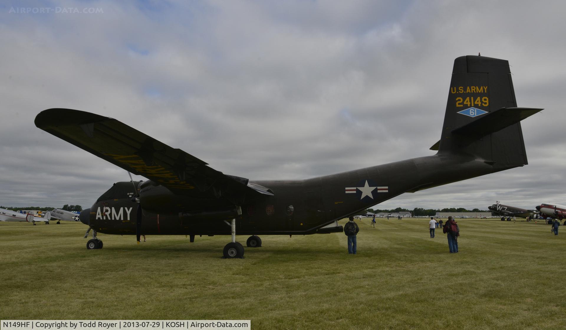 N149HF, 1962 De Havilland Canada DHC-4A Caribou C/N 85, Airventure 2013