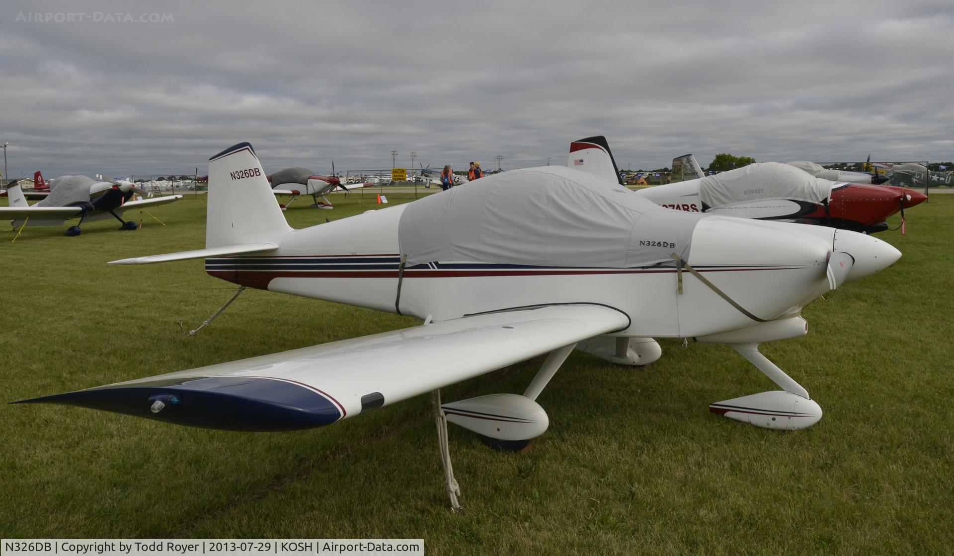 N326DB, 1999 Vans RV-6A C/N 98RF001, Airventure 2013