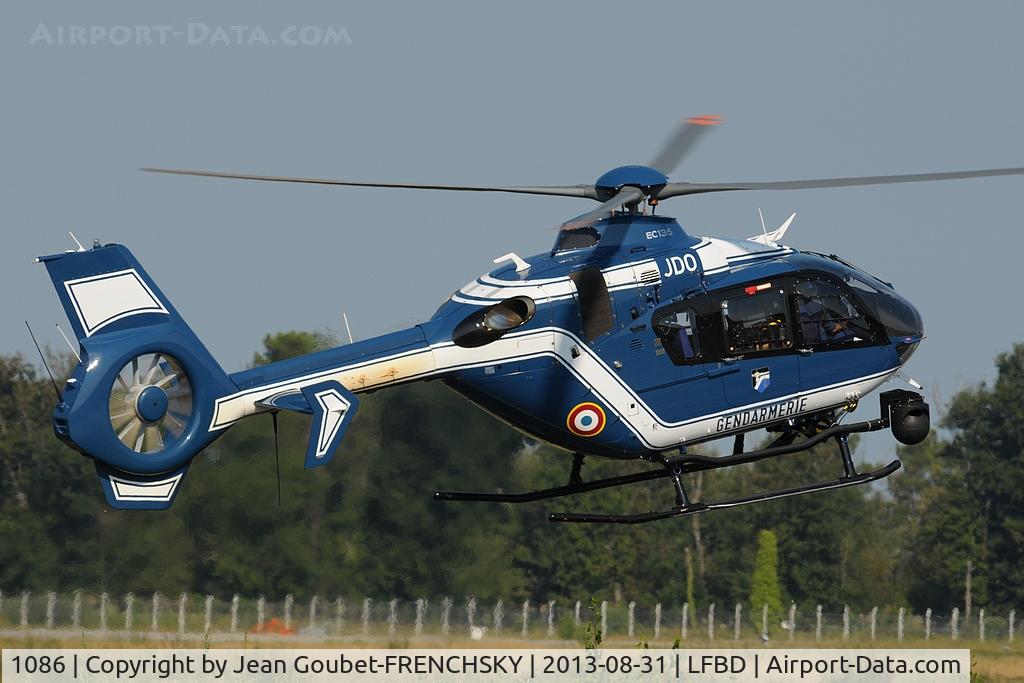 1086, 2012 Eurocopter EC-135T-2 C/N 1086, FRANCE GENDARMERIE
