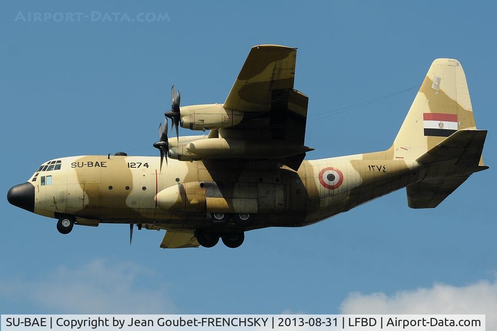 SU-BAE, Lockheed C-130H Hercules C/N 382-4721, 105/1118 landing 23