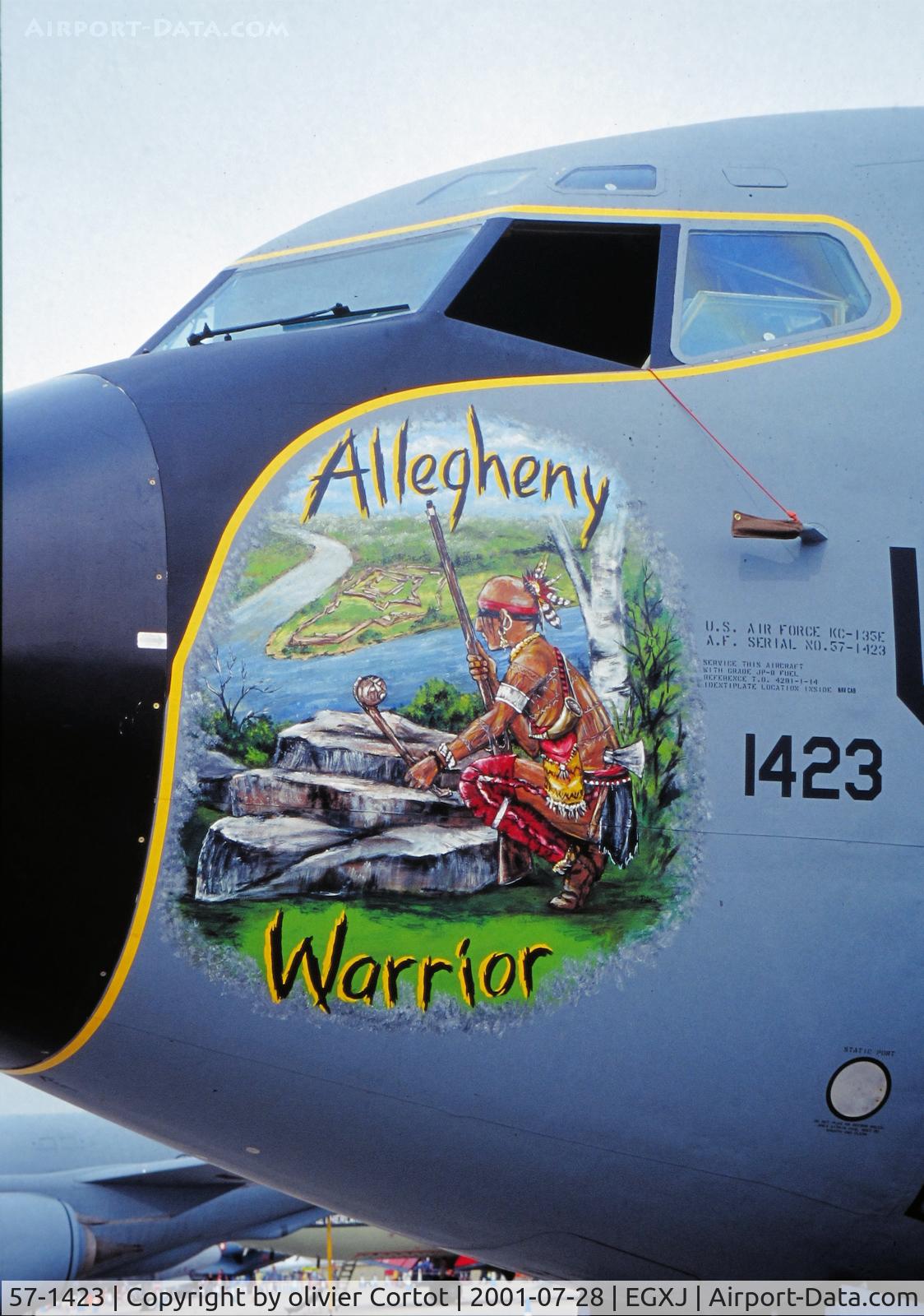 57-1423, 1958 Boeing KC-135E Stratotanker C/N 17494, RIAT 2001