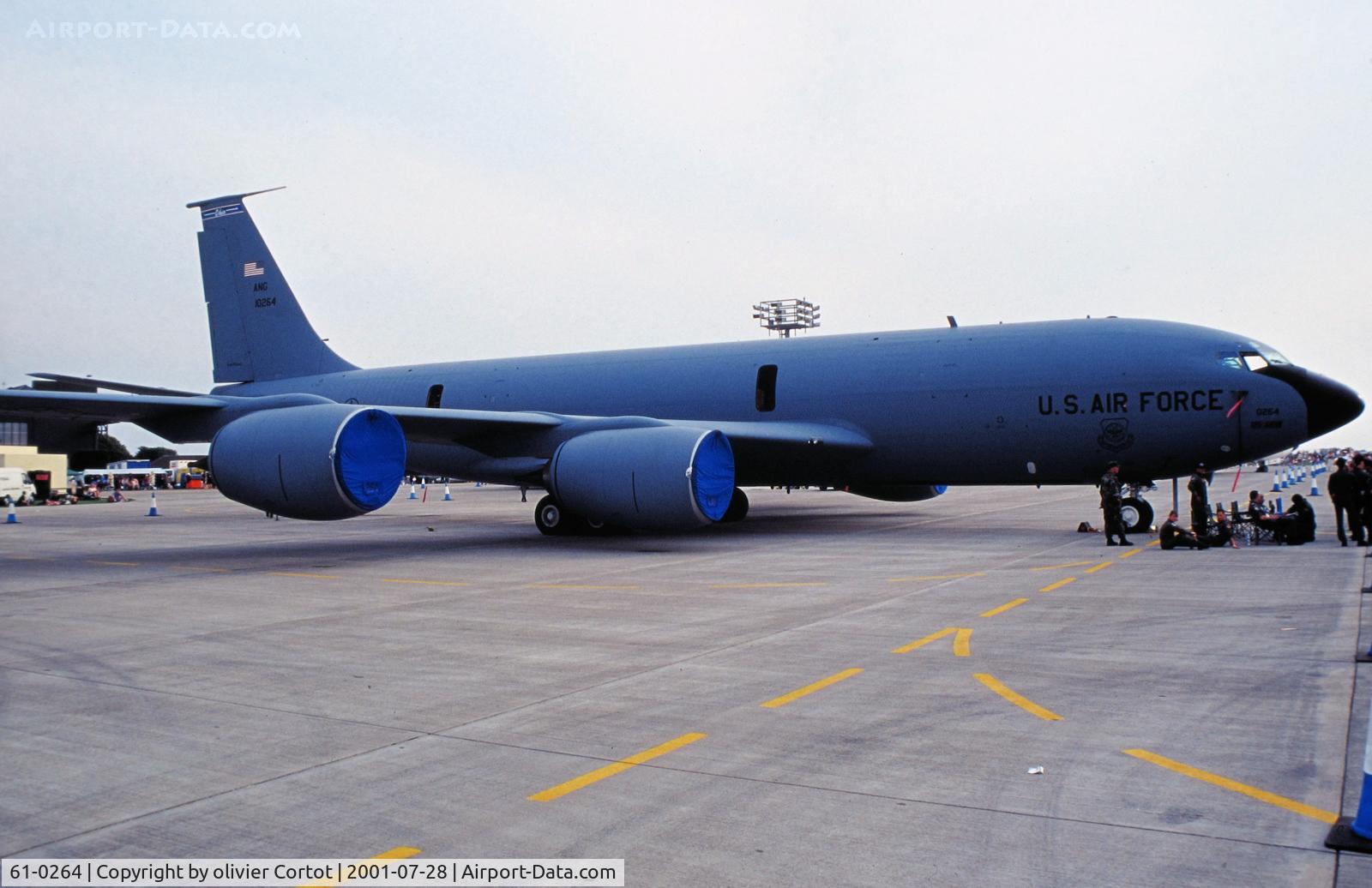 61-0264, 1961 Boeing KC-135R Stratotanker C/N 18171, RIAT 2001