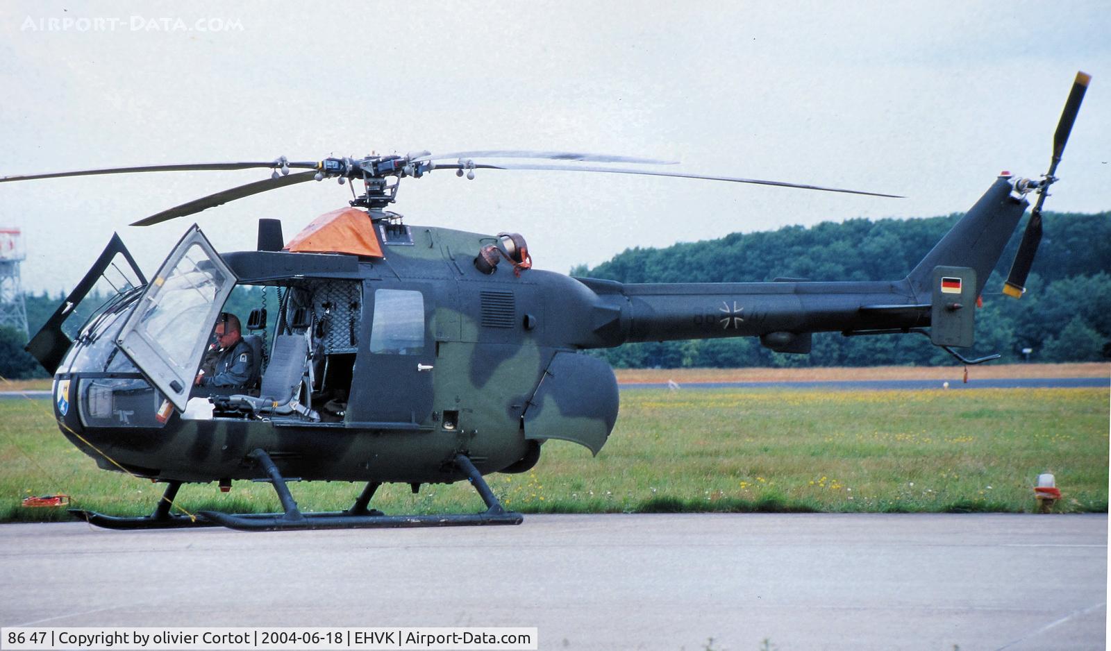 86 47, MBB Bo-105P C/N 6047, Volkel airshow 2004