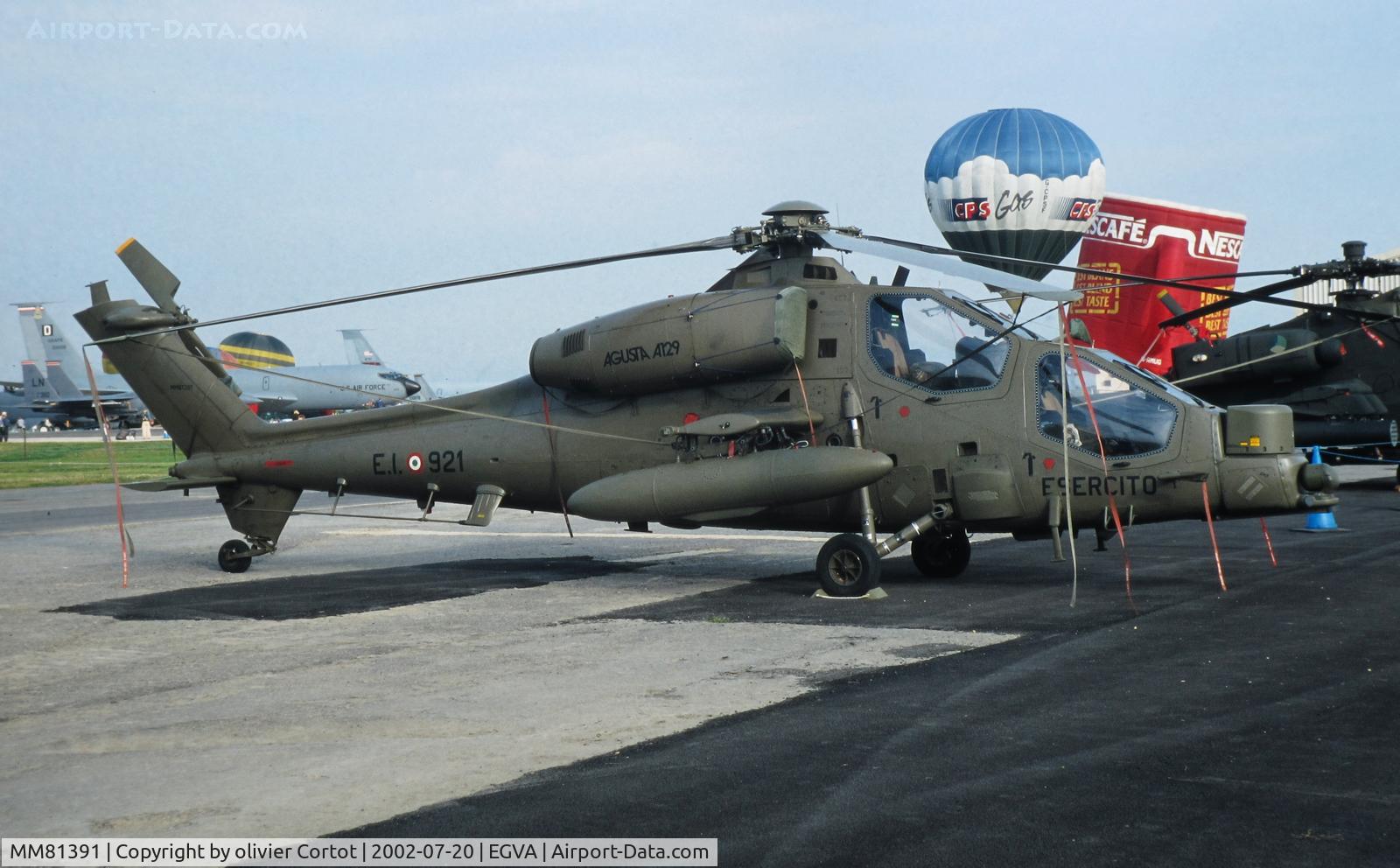 MM81391, Agusta A-129A Mangusta C/N 29022, RIAT 2002