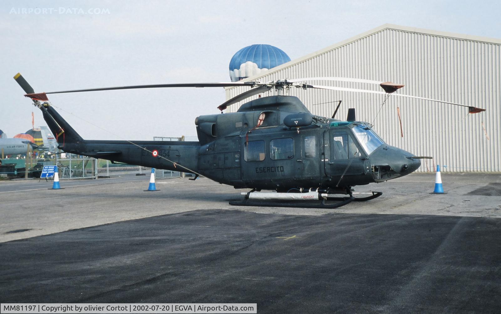 MM81197, Agusta AB-412 Grifone C/N 25536, 1st reg, RIAT 2002
