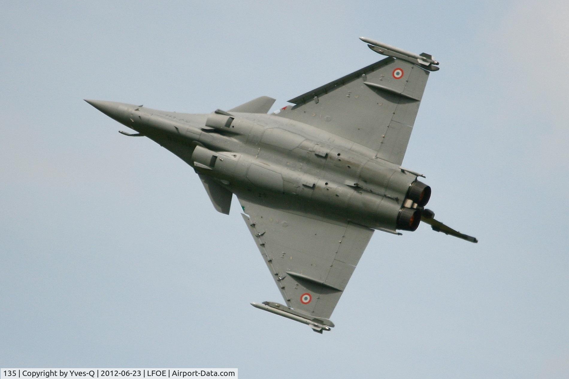 135, Dassault Rafale C C/N 135, French Air Force Dassault Rafale C, Evreux-Fauville AB 105 (LFOE)