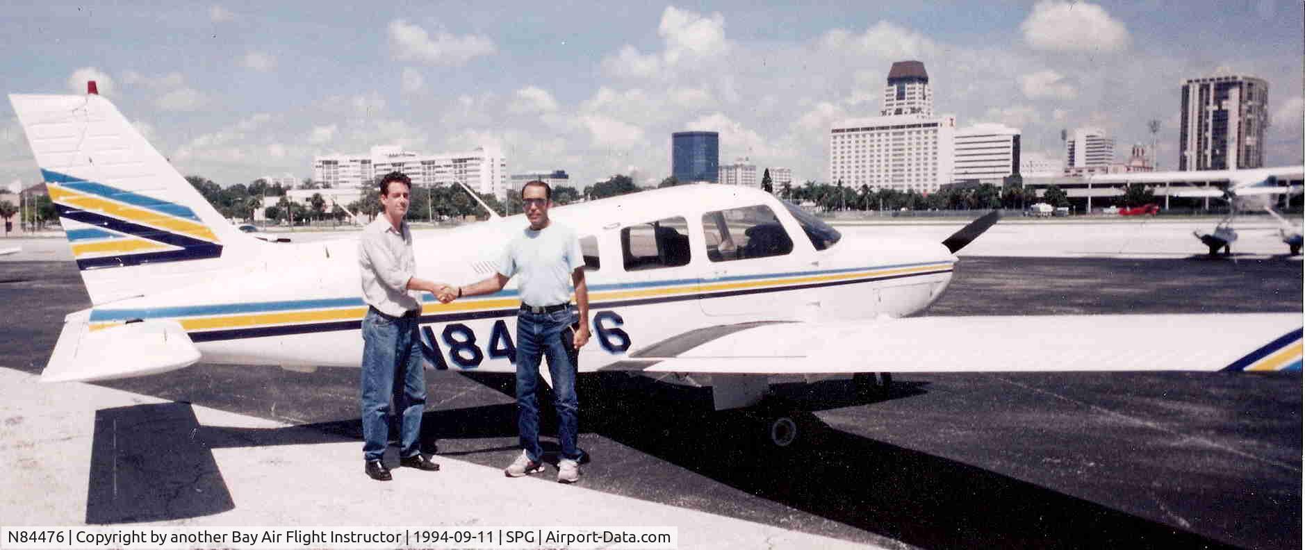 N84476, 1981 Piper PA-28-161 C/N 28-8216029, Paul LeBel / Solo Flight / Brad Ray Instructor / PA28-161 Piper Cherokee Warrior, 4 seat, 160 hp, w/air & full IFR equipped.