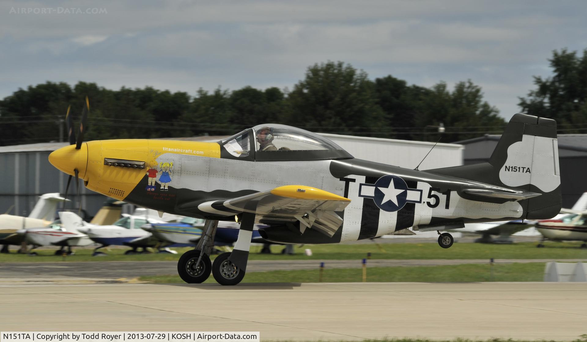 N151TA, Titan T-51 Mustang C/N M04SV6SOHK0027, Airventure 2013