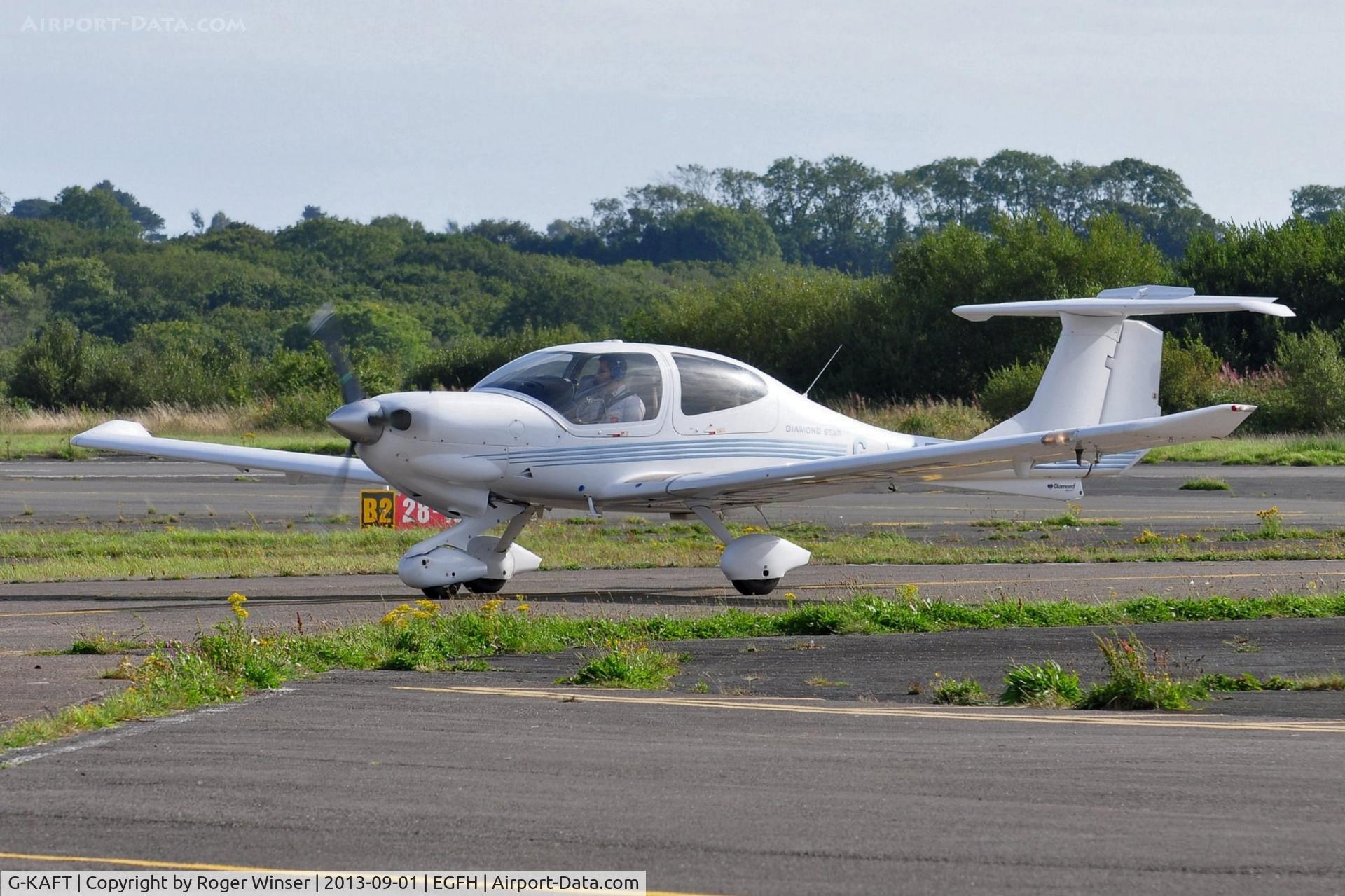 G-KAFT, 2005 Diamond DA-40D Diamond Star C/N D4.191, Visiting Diamond Star operated by Atlantic Flight Training.