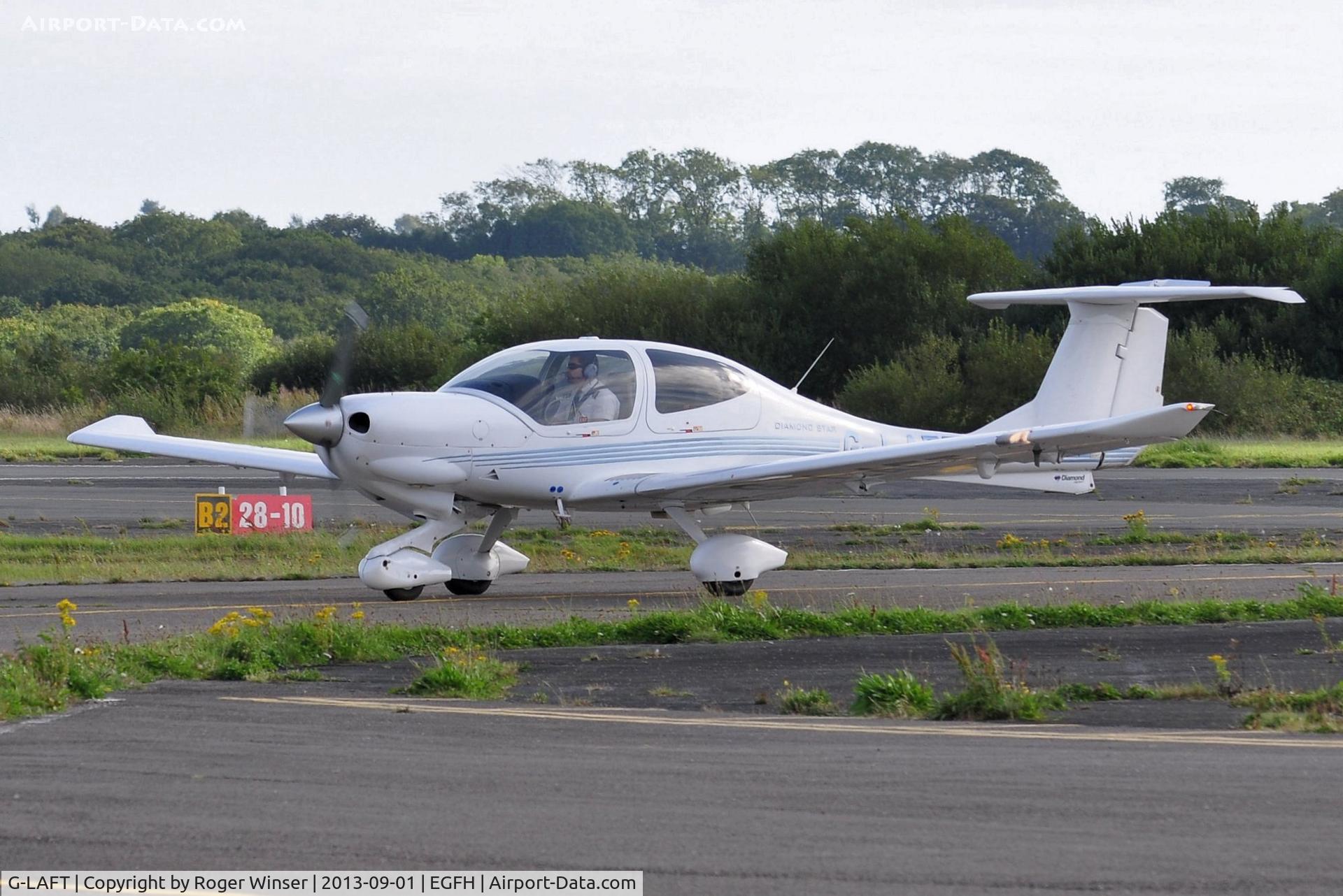 G-LAFT, 2006 Diamond DA-40D Diamond Star C/N D4.193, Visiting Diamond Star operated by Atlantic Flight Training.