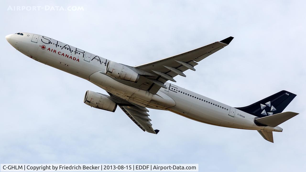 C-GHLM, 2001 Airbus A330-343 C/N 0419, departure from Frankfurt