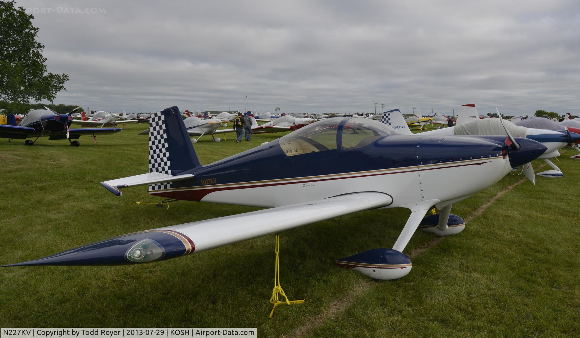 N227KV, 2006 Vans RV-7 C/N 72196, Airventure 2013