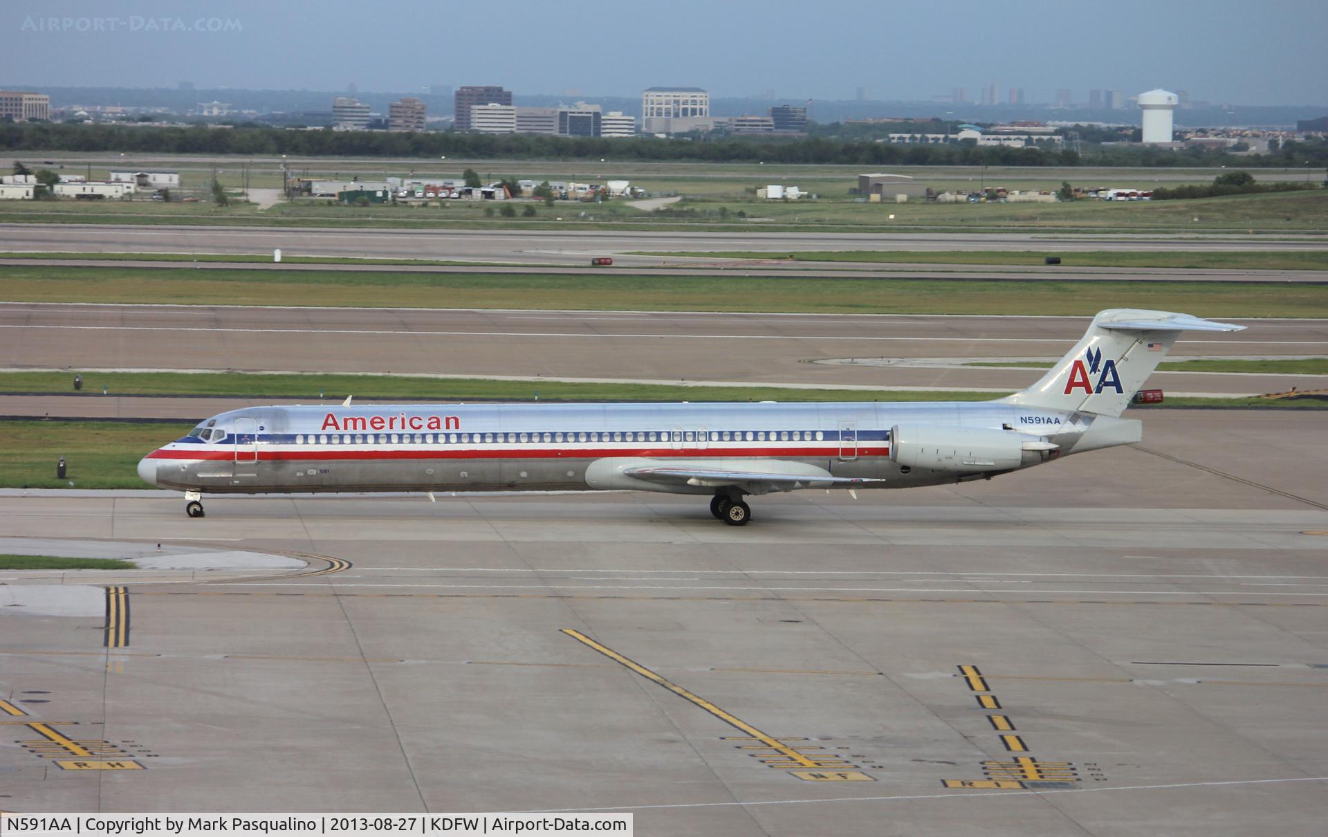 N591AA, 1991 McDonnell Douglas MD-83 (DC-9-83) C/N 53254, MD-83