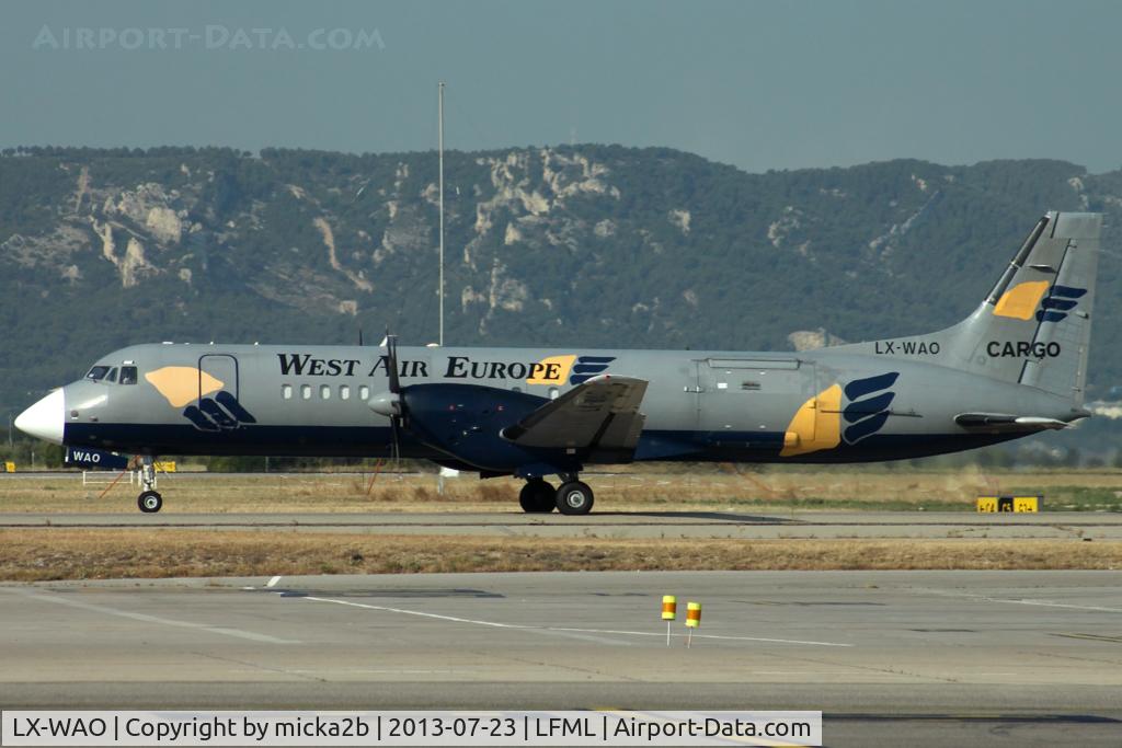 LX-WAO, 1991 British Aerospace ATP C/N 2043, Taxiing