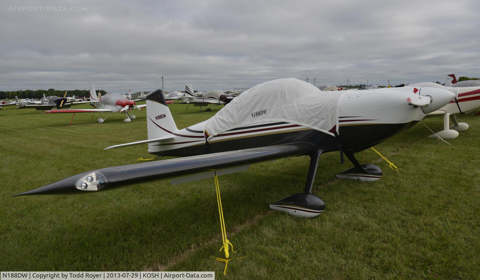 N188DW, 2012 Vans RV-8 C/N 83626, Airventure 2013