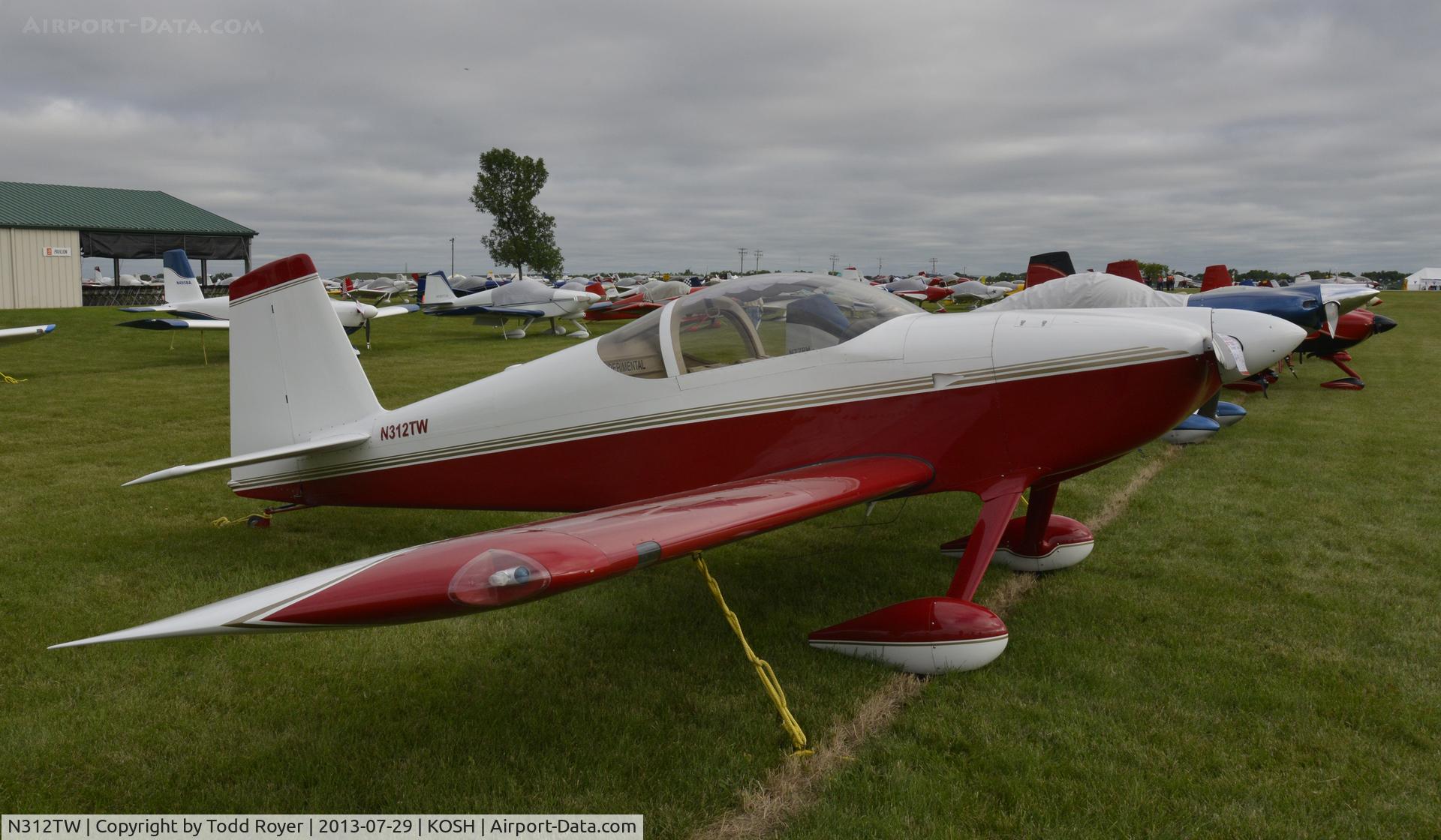N312TW, 2006 Vans RV-7 C/N 70019, Airventure 2013
