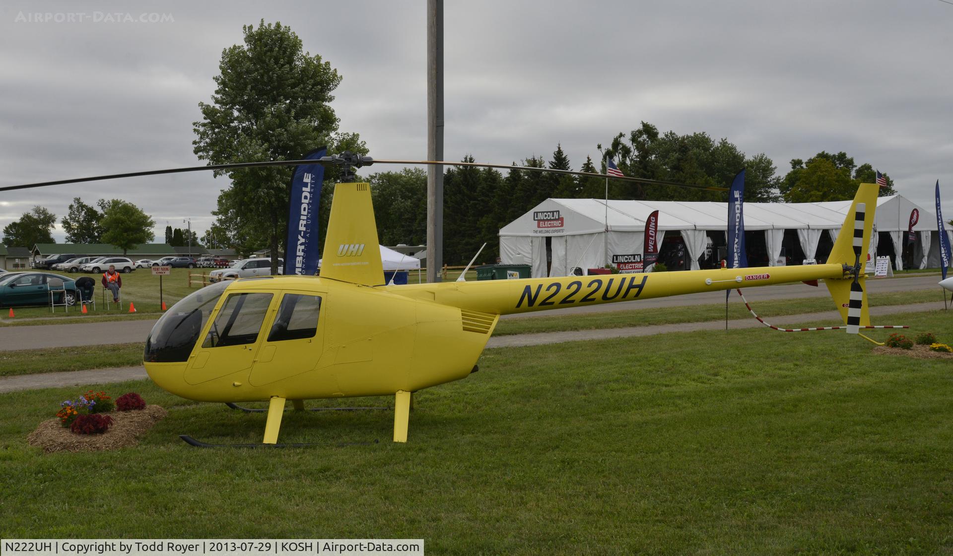 N222UH, 2008 Robinson R44 Raven II C/N 12118, Airventure 2013