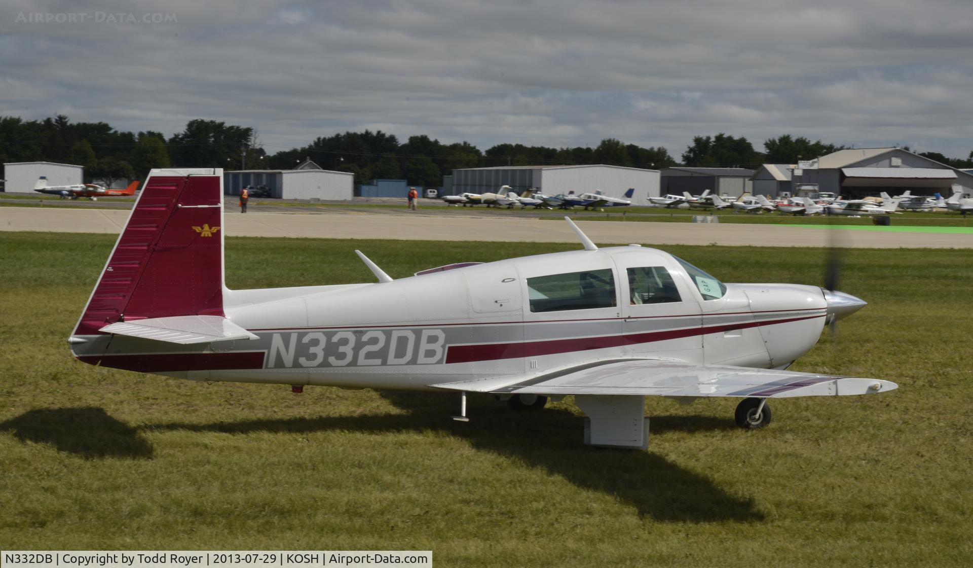 N332DB, 1980 Mooney M20J 201 C/N 24-0986, Airventure 2013