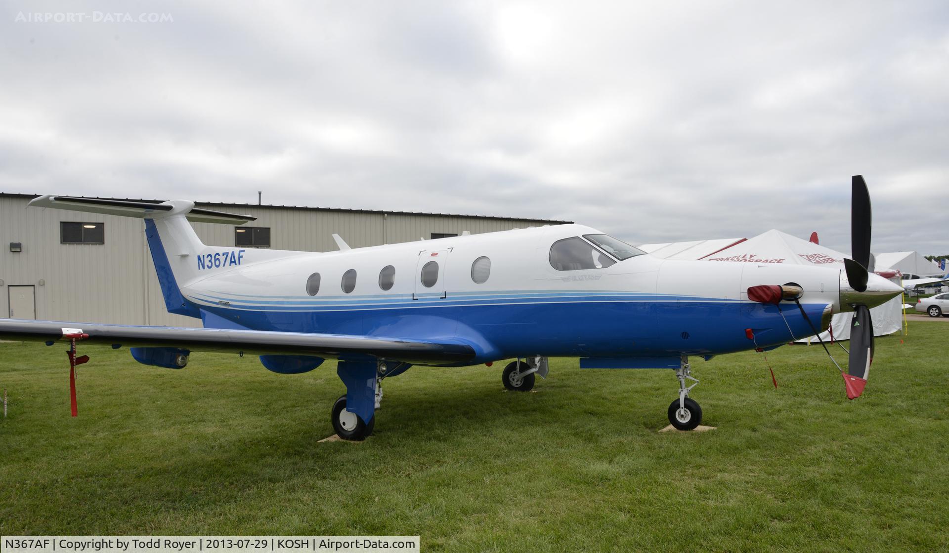 N367AF, 2012 Pilatus PC-12/47E C/N 1367, Airventure 2013