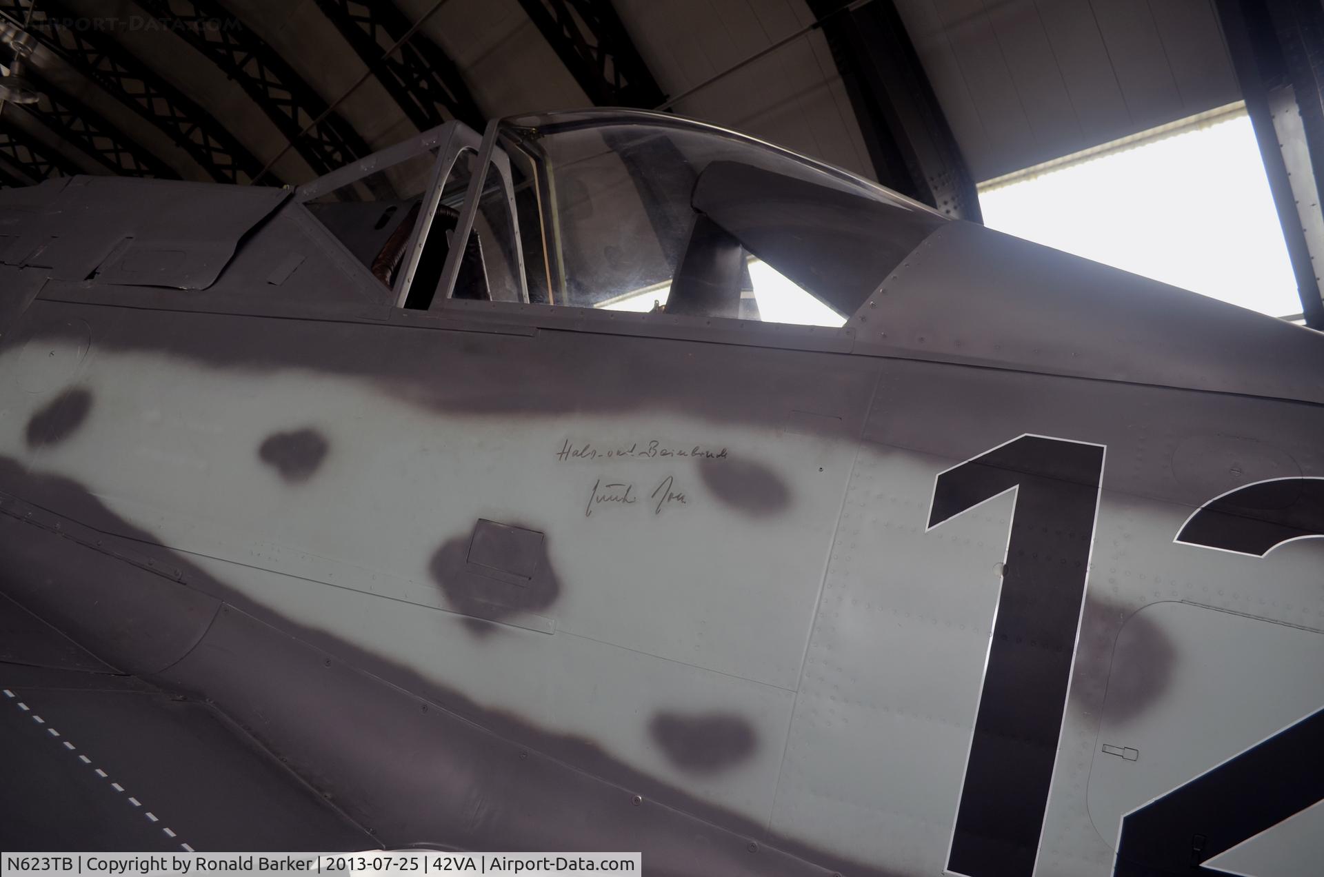 N623TB, Focke-Wulf Fw-190D-9 C/N 210 111, Cockpit of Dora, Military Aviation Museum, Pungo, VA