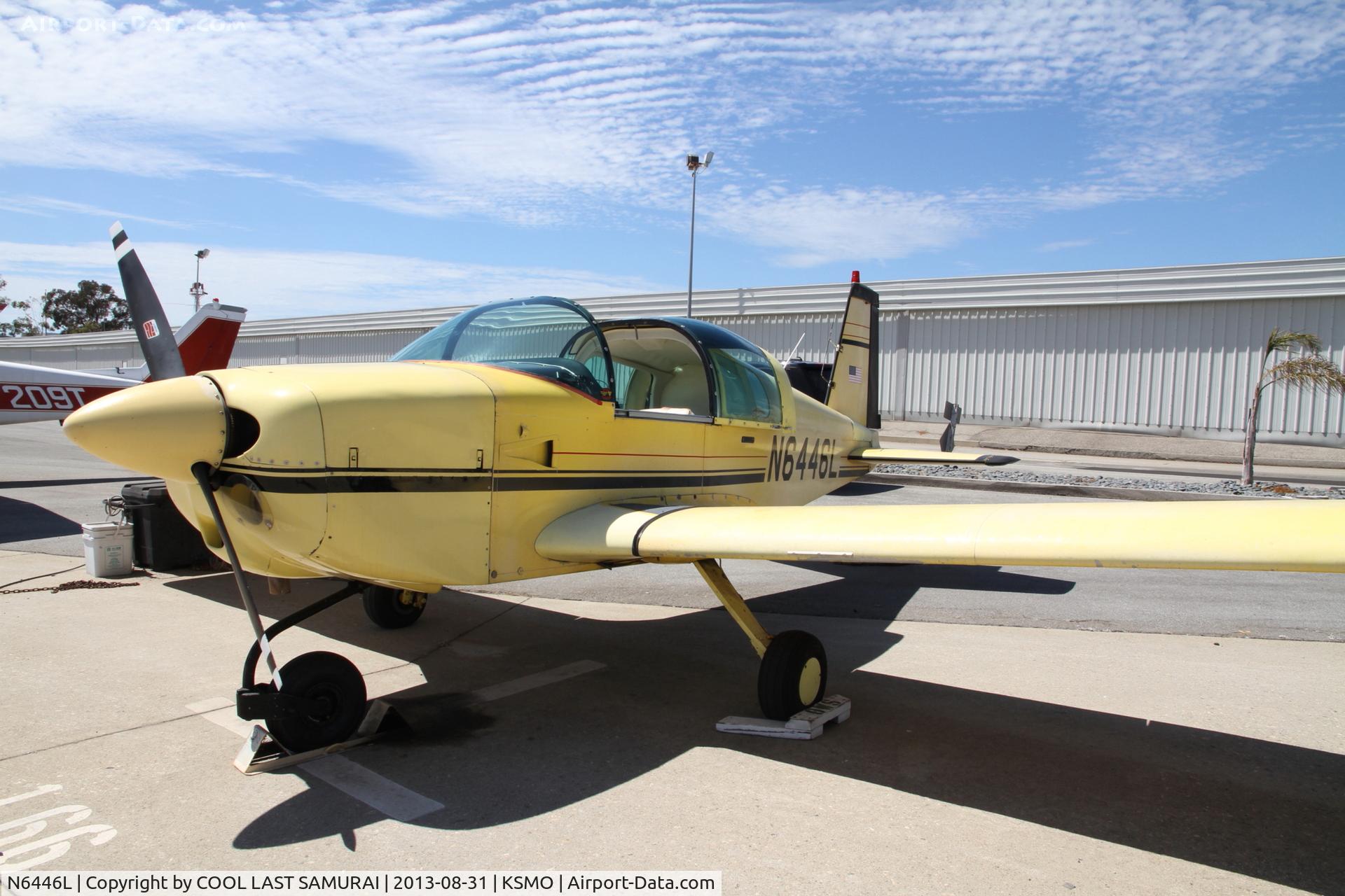 N6446L, 1972 American Aviation AA-1A Trainer C/N AA1A-0446, tie down