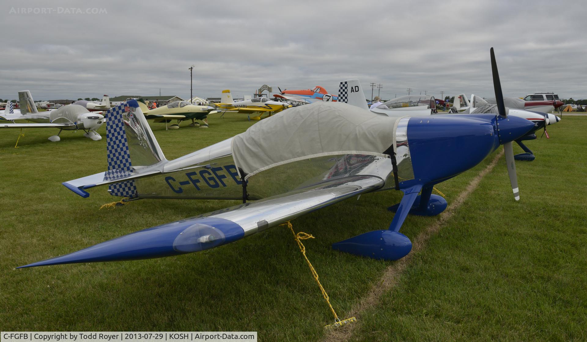 C-FGFB, 2008 Vans RV-7 C/N 72565, Airventure 2013