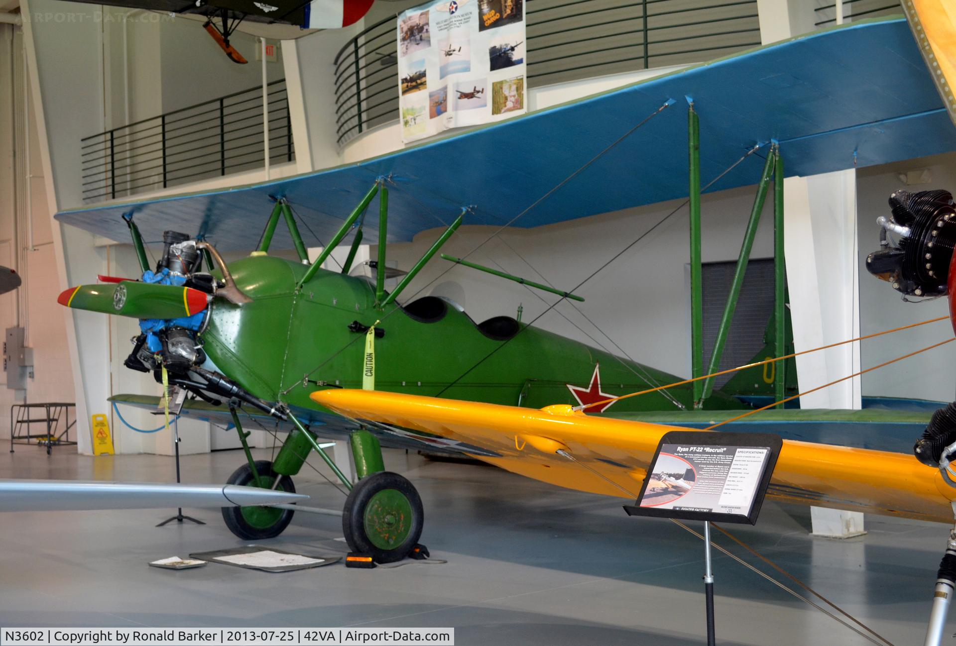 N3602, Polikarpov Po-2 C/N 0717, Military Aviation Museum, Pungo, VA