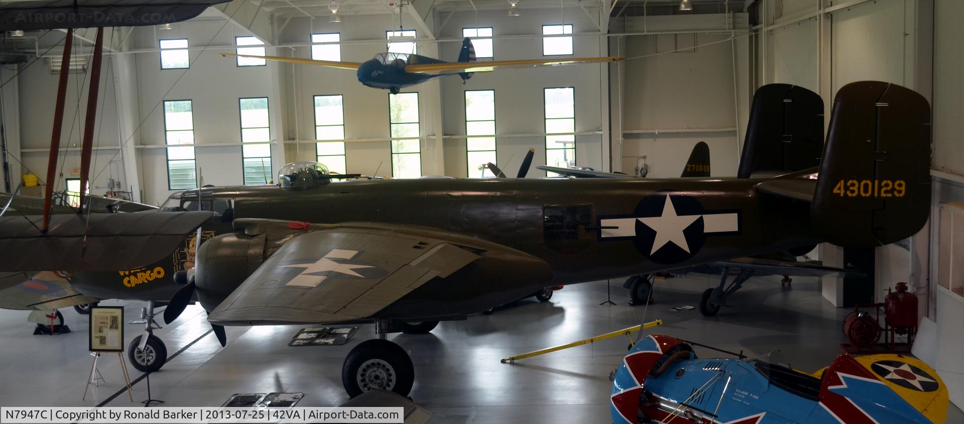 N7947C, 1944 North American B-25J Mitchell Mitchell C/N Not found 44-30129/N7947C, Wild Cargo, Military Aviation Museum, Pungo, VA