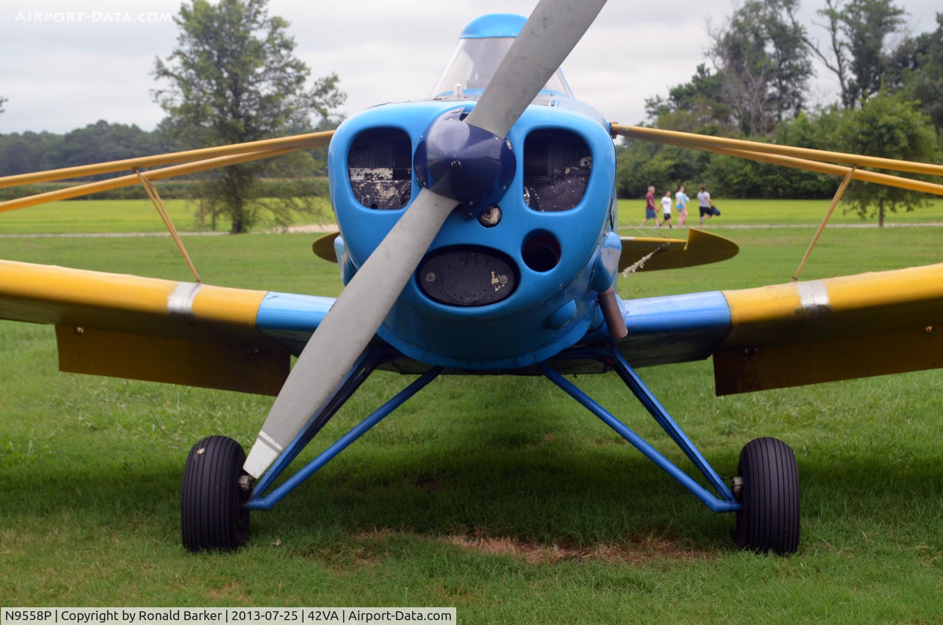 N9558P, 1974 Piper PA-25-235 C/N 25-7405673, Tug used to tow signs, Pungo, VA