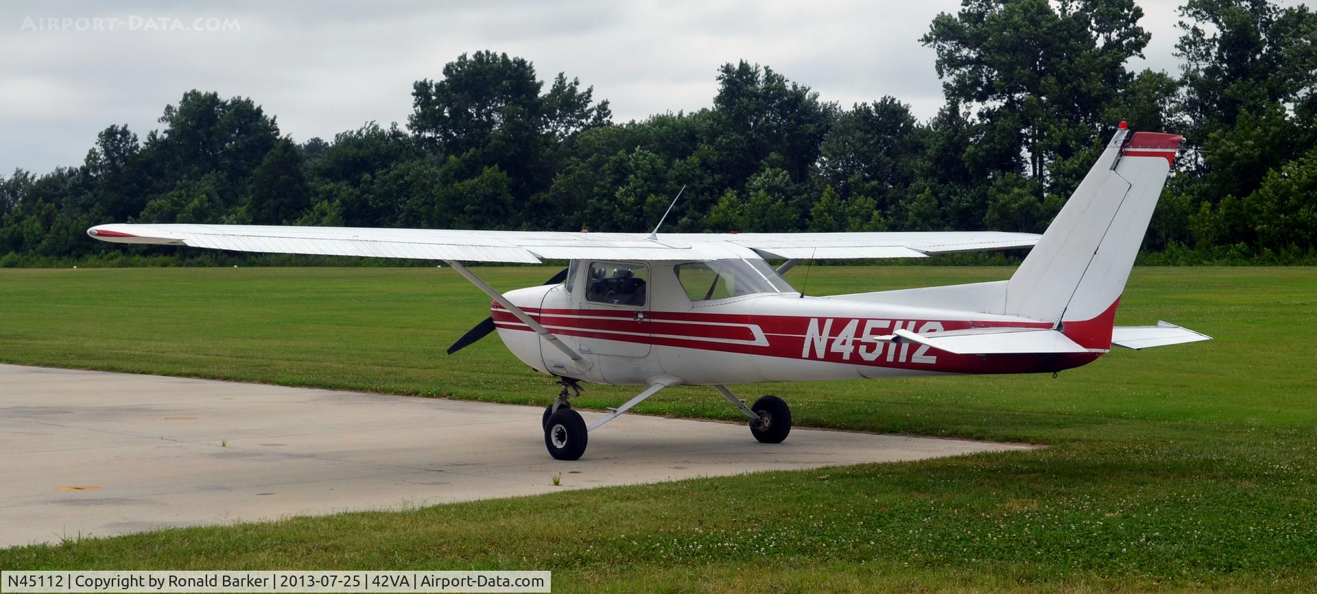 N45112, 1975 Cessna 150M C/N 15076739, Pungo, VA