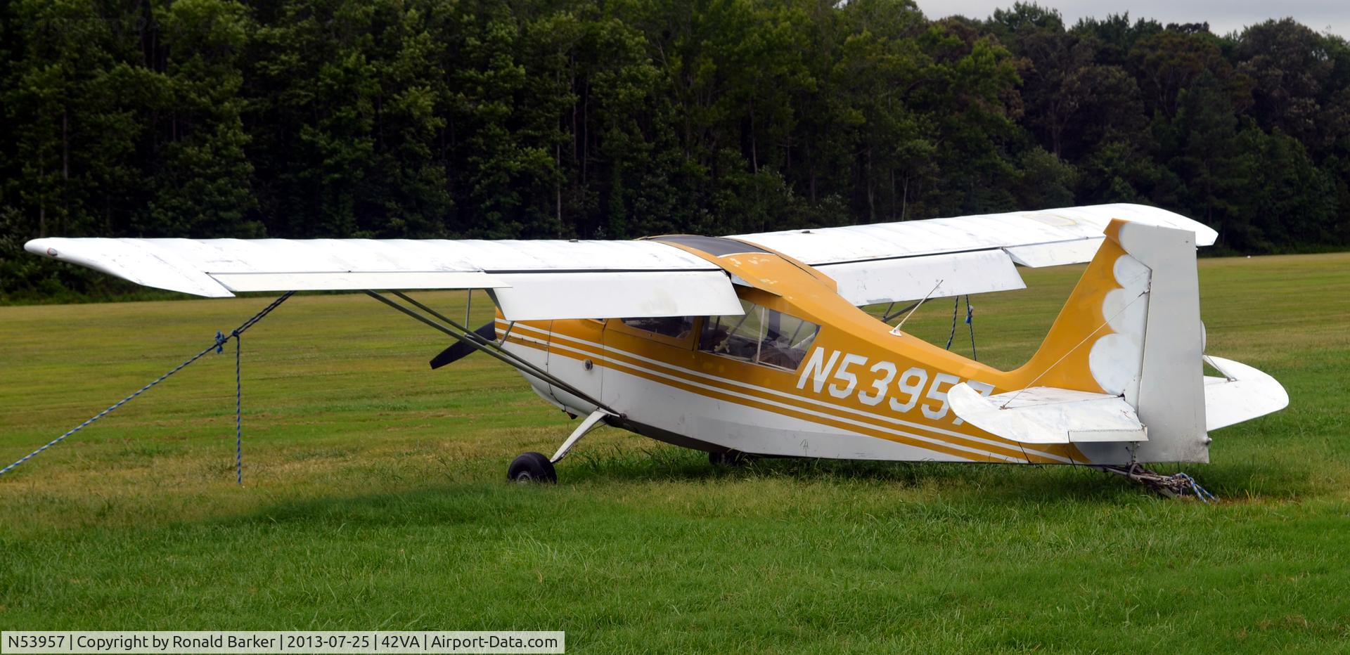 N53957, 1976 Bellanca 7GCBC C/N 910-76, Military Aviation Museum, Pungo, VA