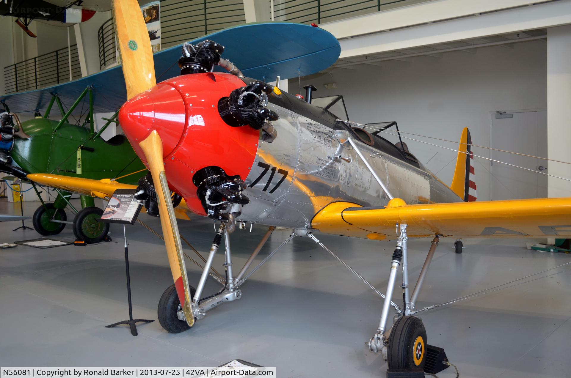 N56081, 1942 Ryan Aeronautical ST3KR C/N 1926, Military Aviation Museum, Pungo, VA