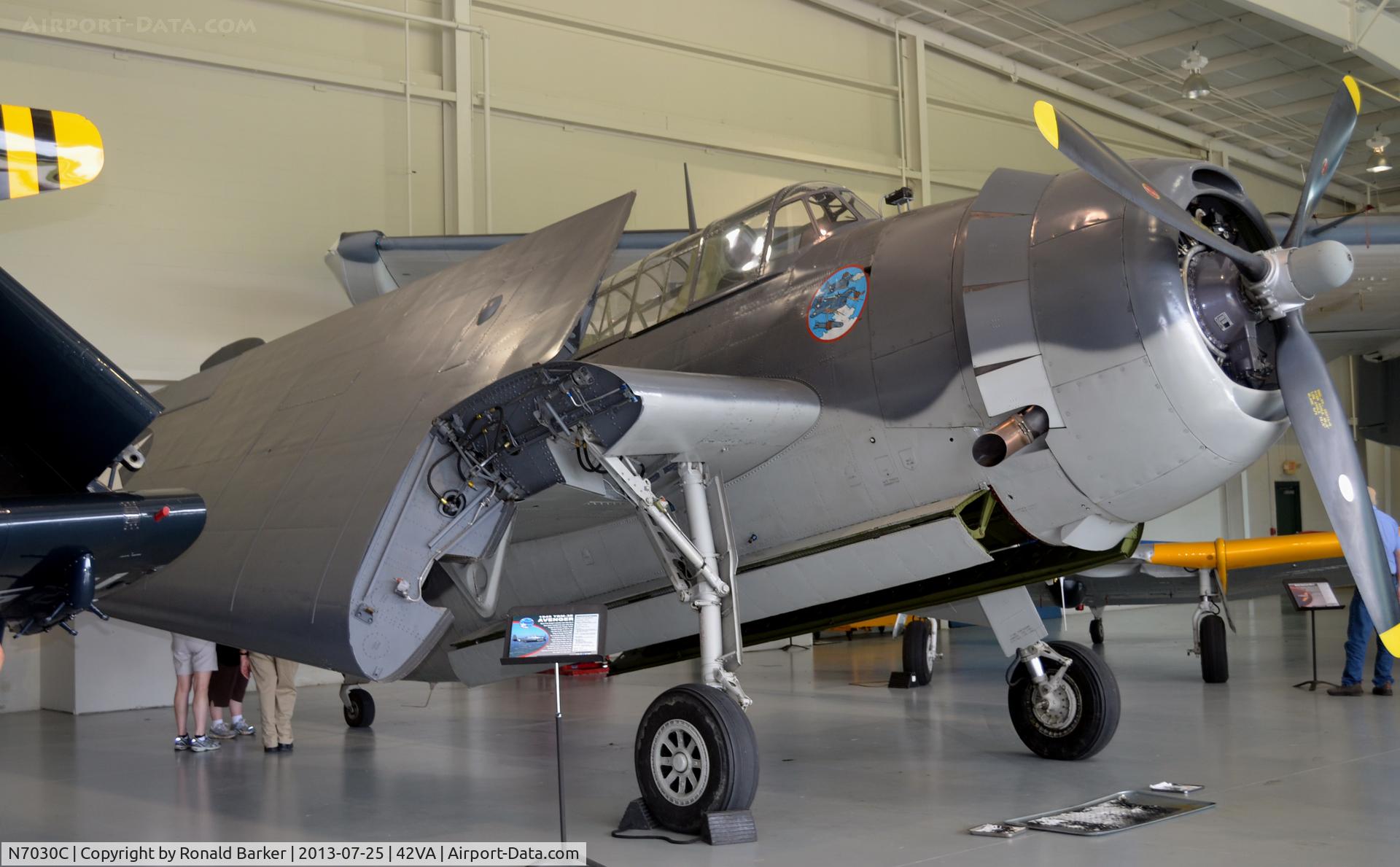N7030C, Grumman TBM-3E Avenger C/N 3516, TBM-3E, Military Aviation Museum, Pungo, Va