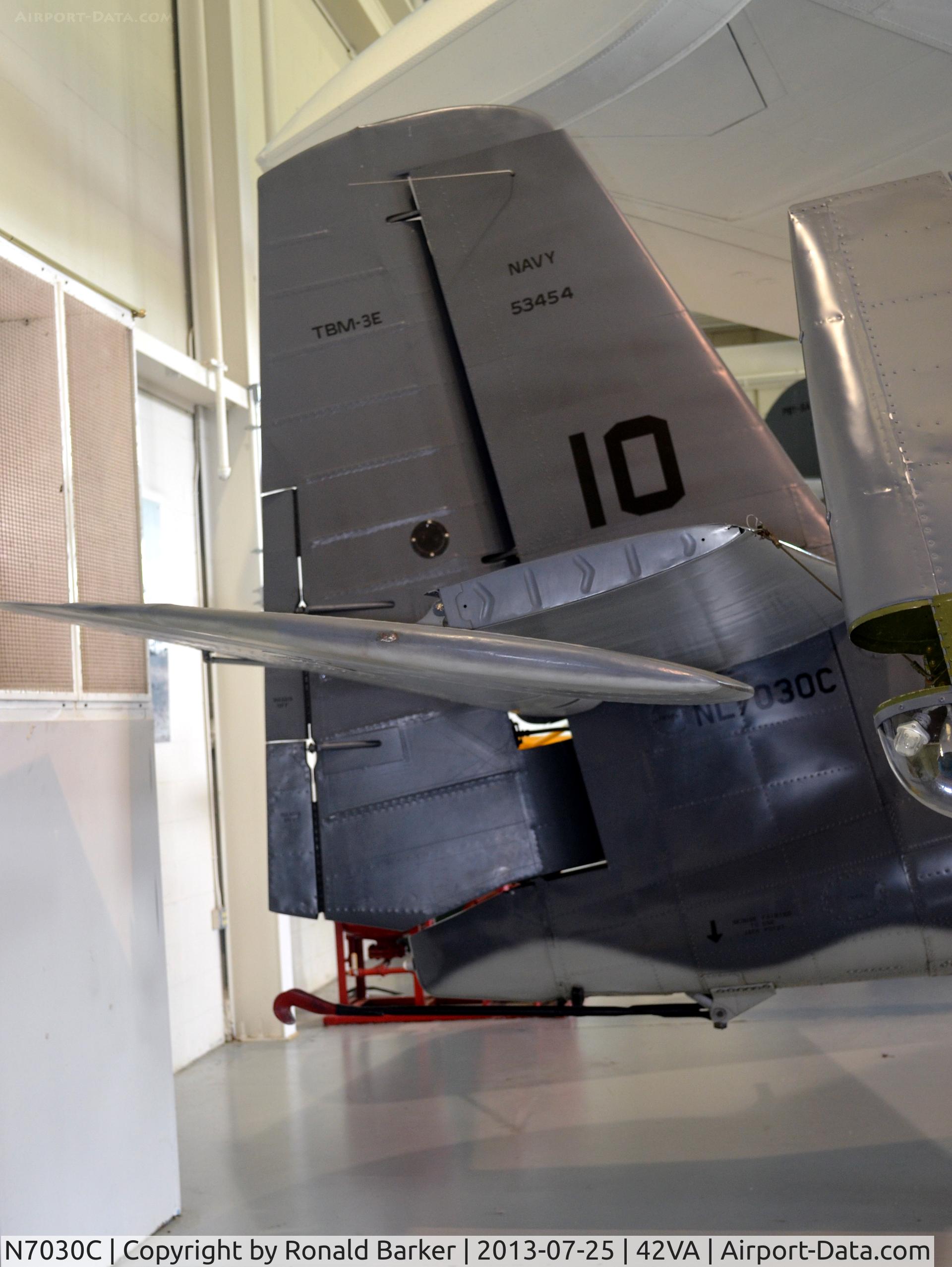 N7030C, Grumman TBM-3E Avenger C/N 3516, TBM-3E, Military Aviation Museum, Pungo, VA