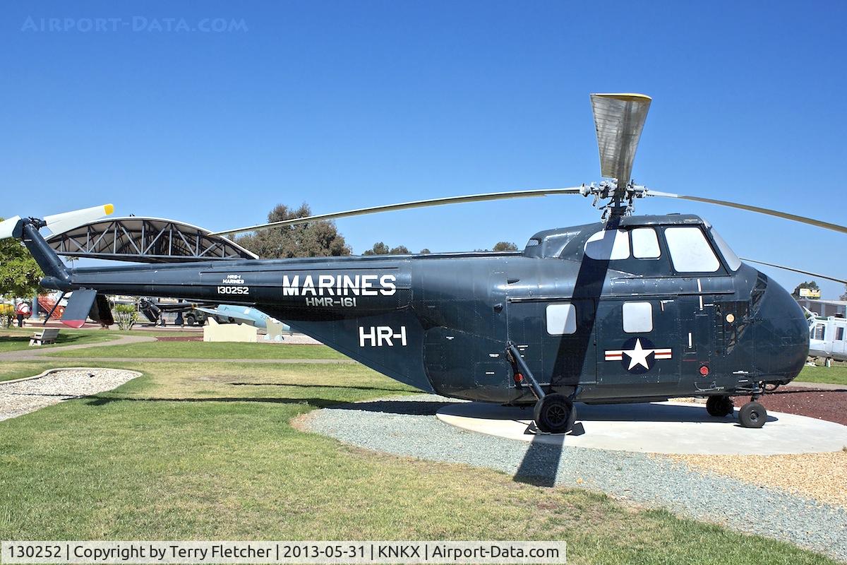 130252, 1953 Sikorsky HRS-3 (CH-19E) Chickasaw C/N 55-408, Displayed at the Flying Leathernecks Aviation Museum, San Diego