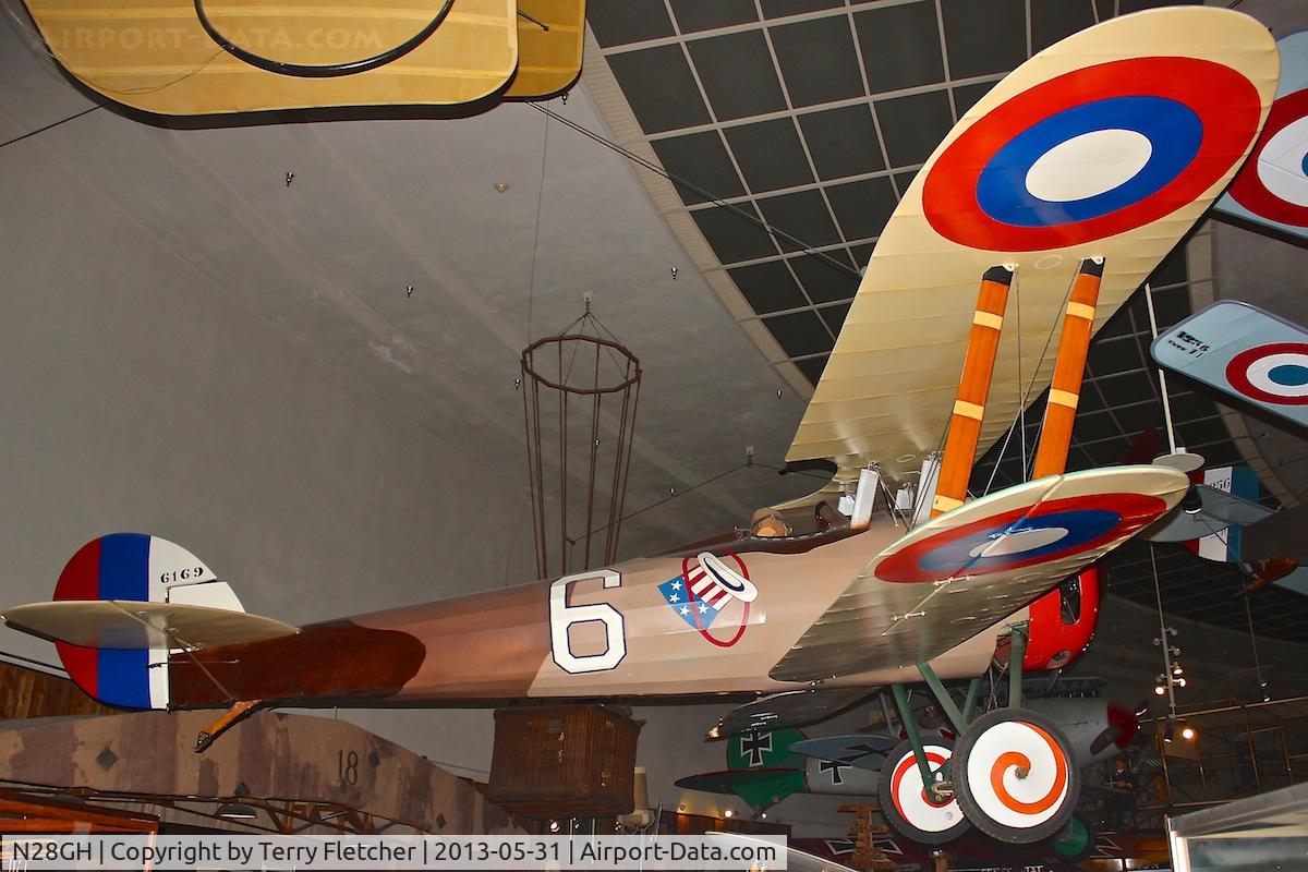 N28GH, Nieuport 28 C.1 Replica C/N N-1, SAN DIEGO AEROSPACE MUSEUM