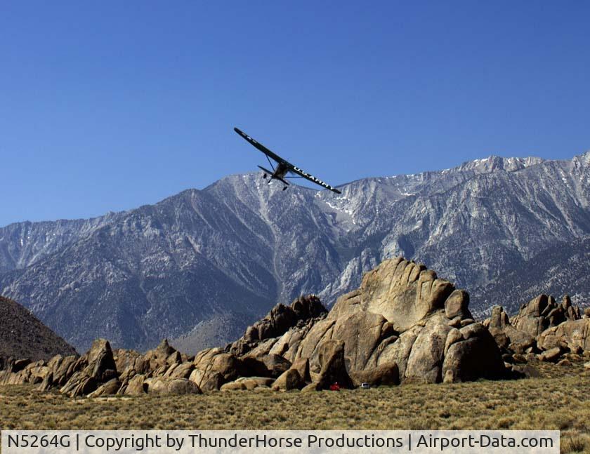 N5264G, 1950 Cessna O-1A C/N 21093, Lone Pine, CA