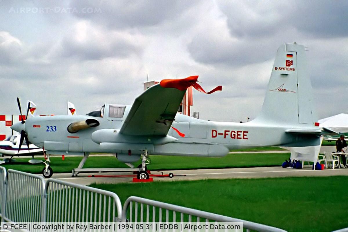D-FGEE, 1989 Grob G-520 Egrett C/N 10002, Grob G.500 Egrett [1002] Berlin-Schonefeld~D 31/05/1994