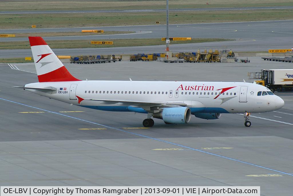 OE-LBV, 2000 Airbus A320-214 C/N 1385, Austrian Airlines Airbus A320