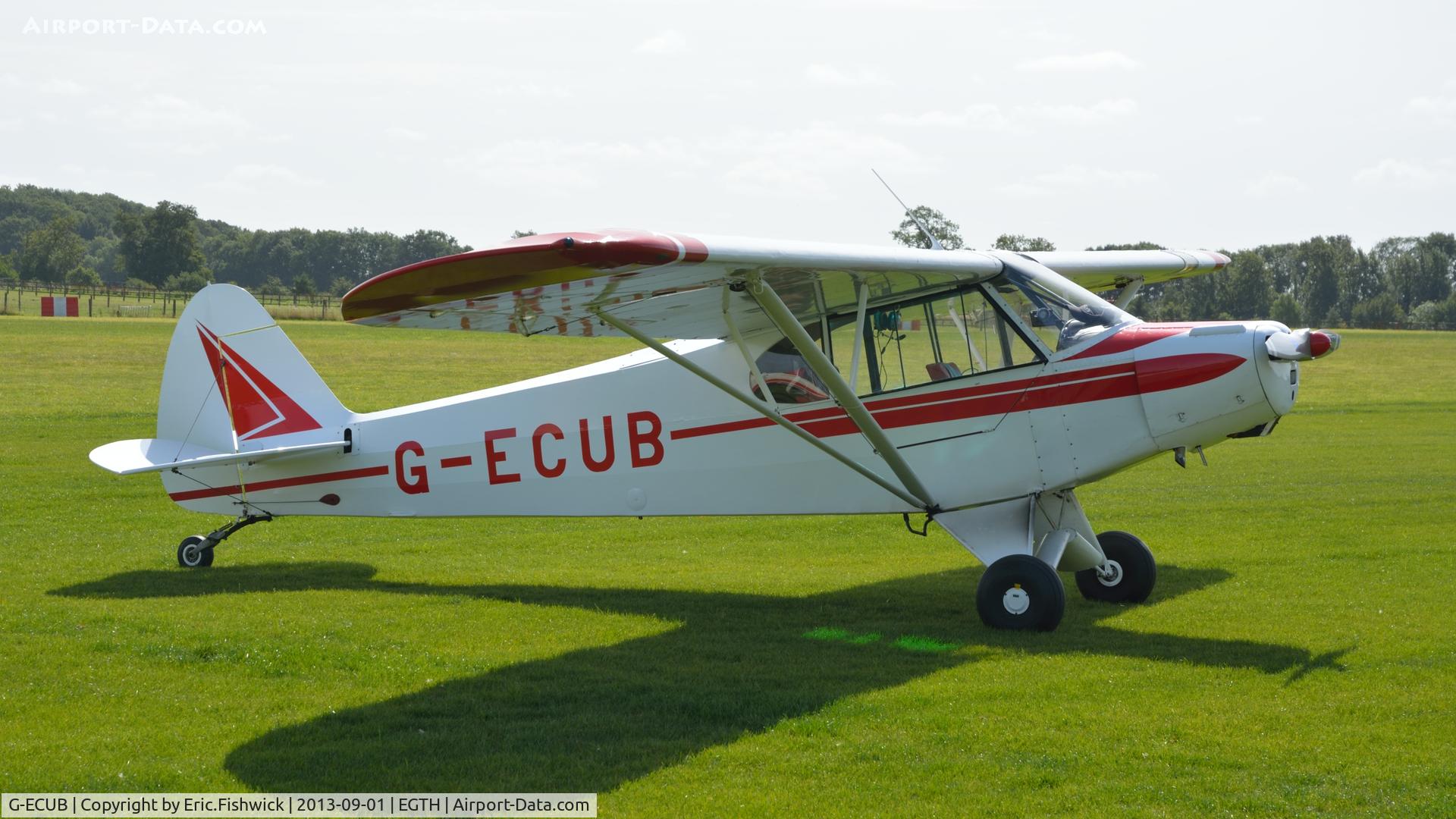G-ECUB, 1958 Piper PA-18 Super Cub C/N 18-6279, 2. G-ECUB at The Shuttleworth Collection's 50th Anniversary Pagent Flying Day, September 2013.