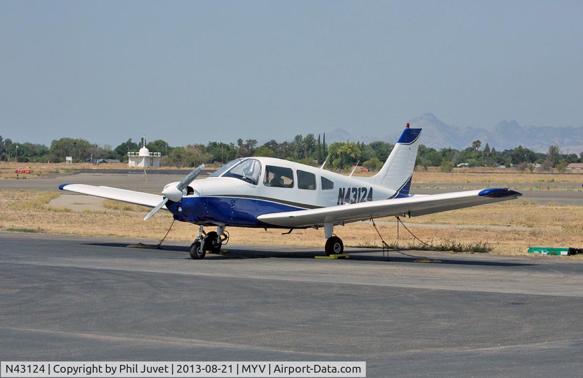 N43124, 1983 Piper PA-28-161 C/N 28-8316094, Parked at Yuba Co. Airport, Marysville, CA.