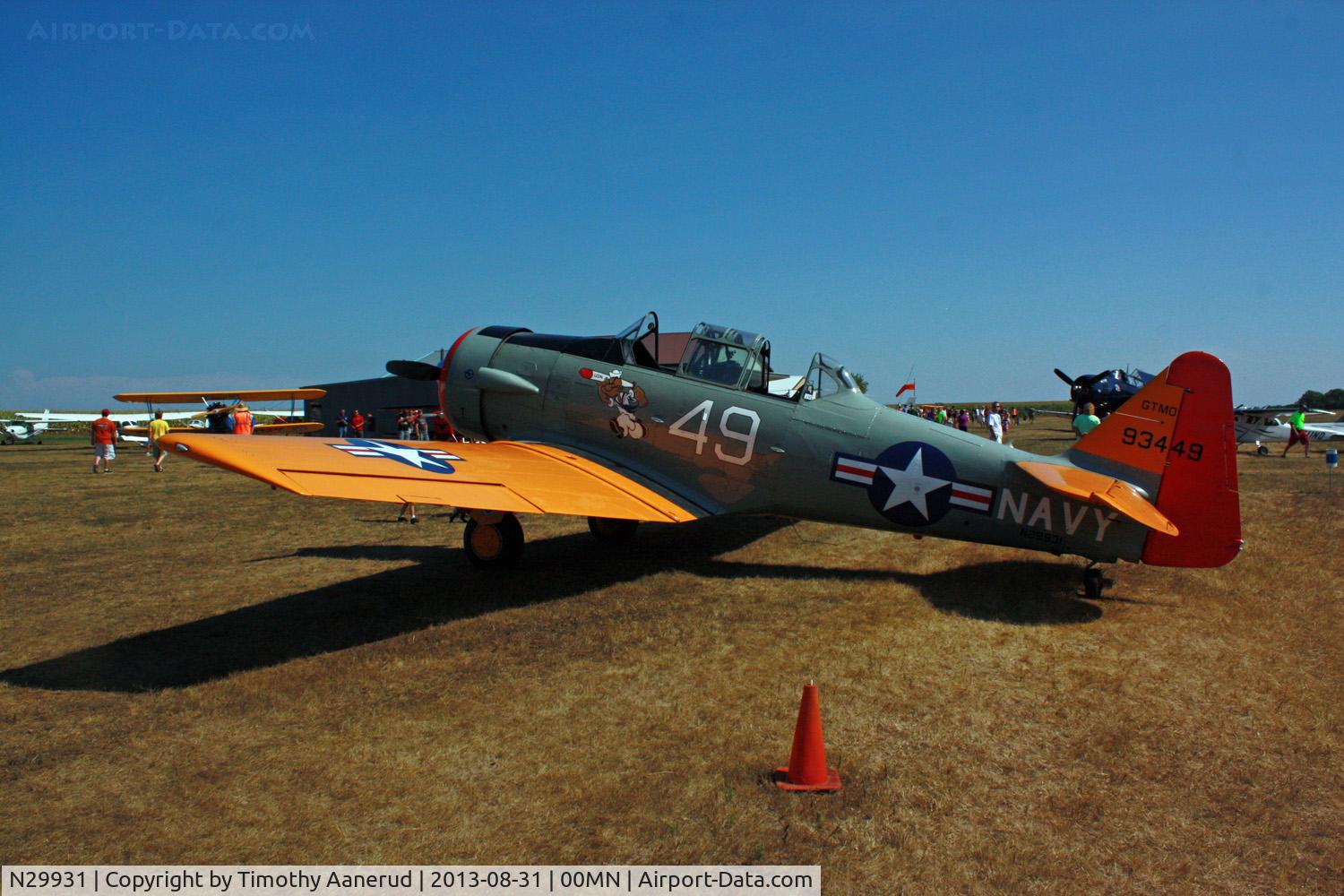 N29931, 1943 North American AT-6G Texan C/N 168-583 (49-3449), 1943 North American AT-6G, c/n: 49-3449