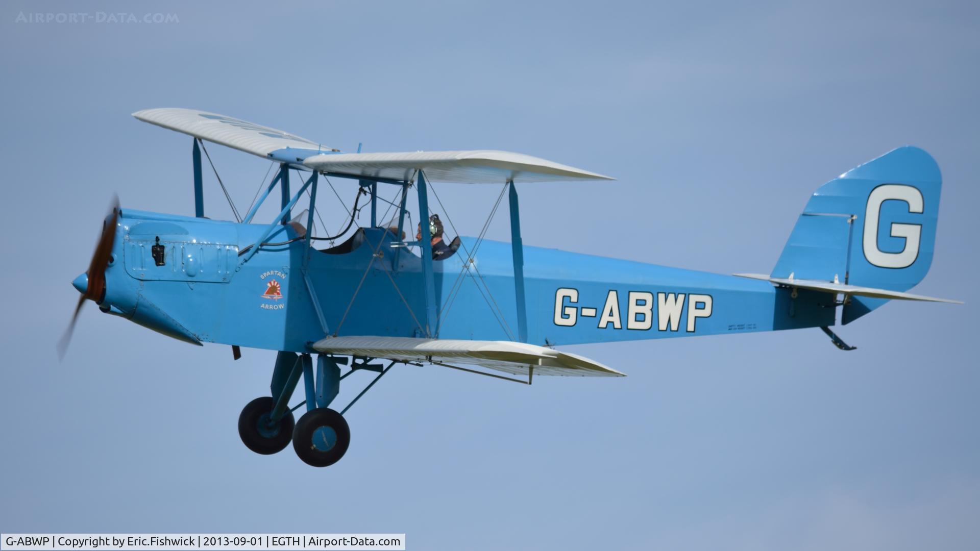 G-ABWP, 1932 Spartan Arrow C/N 78, 41. G-ABWP in display mode at The Shuttleworth Collection's 50th Anniversary Pagent Flying Day, September 2013.