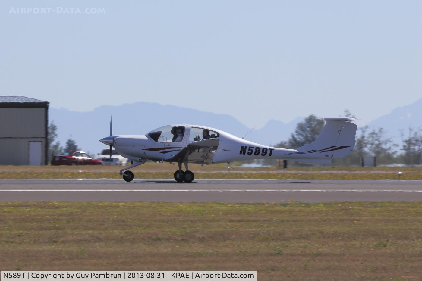N589T, 2005 Diamond DA-40 Diamond Star C/N 40.503, Takeoff