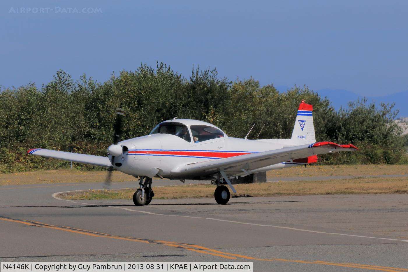N4146K, 1948 Ryan Navion C/N NAV-4-1146, Just landed