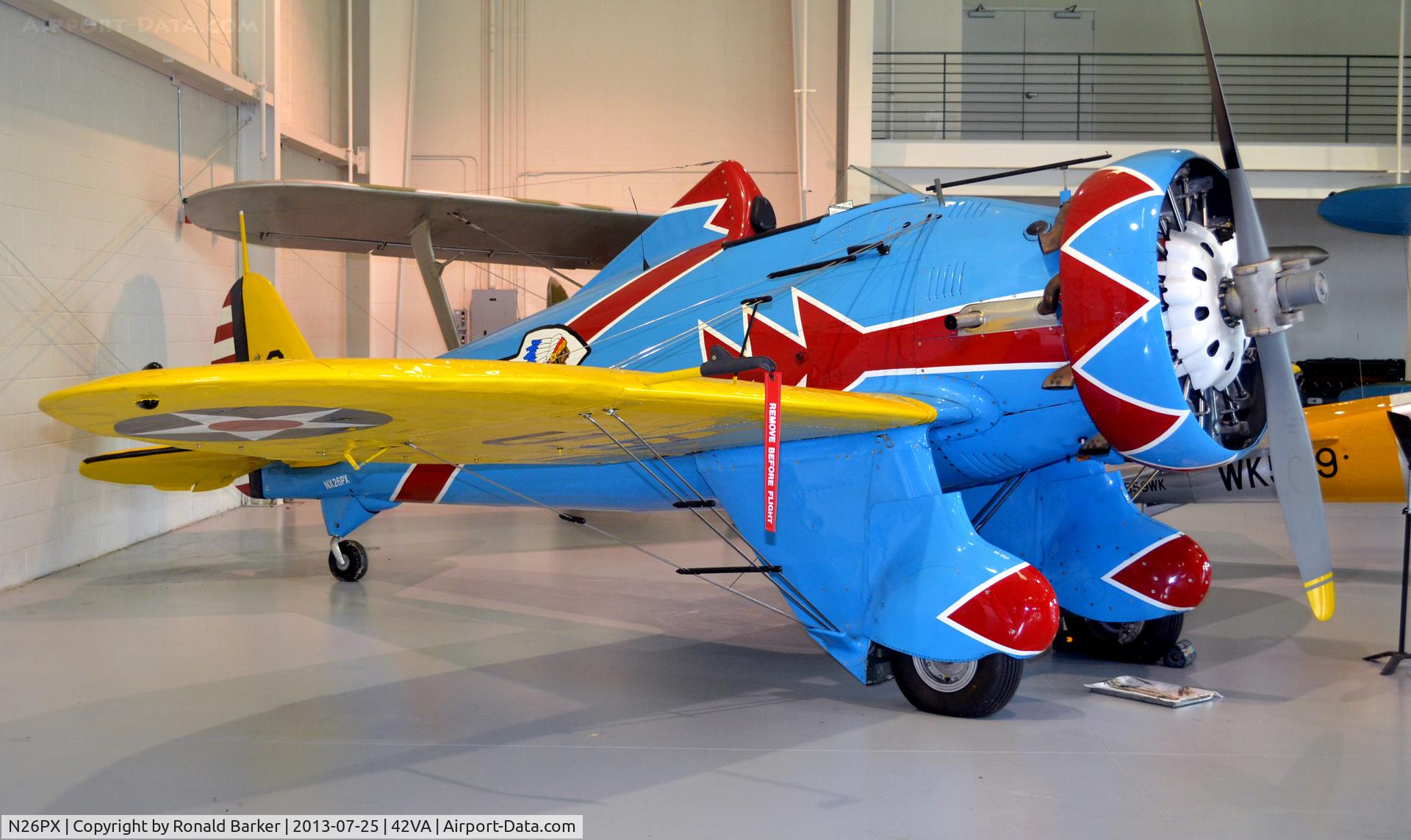 N26PX, 2006 Mayocraft Inc P-26D Replica C/N 32-06, P-26, Military Aviation Museum, Pungo, VA
